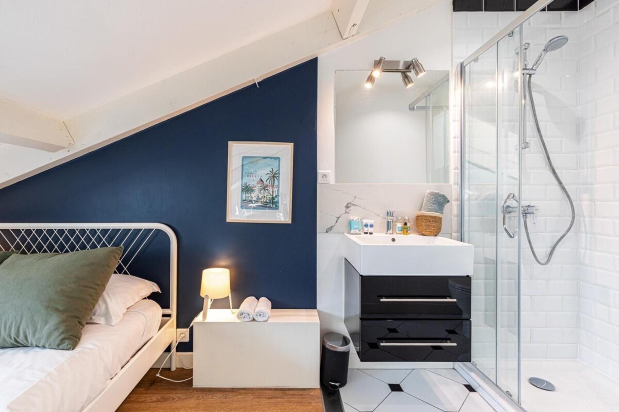 Deroulede - Superb Studio Suite W Ac Downtown Nice Ngoại thất bức ảnh